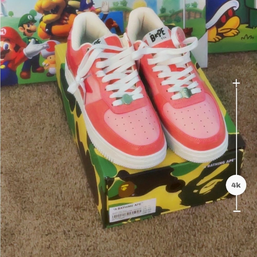 Bapesta pink Low